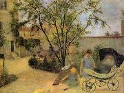 Garden in Vaugirard Paul Gauguin